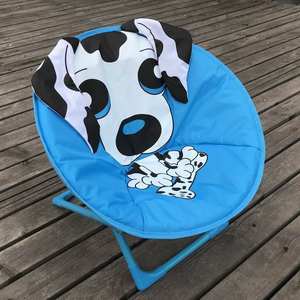 أرخص كرسي كرتوني جميل-جي كراسي أطفال قمر قابلة للطي مع نمط حيوانات كرسي صحن تخييم للأطفال في الهواء الطلق - Product Image 6