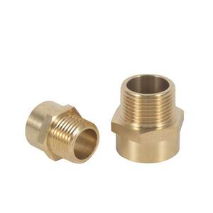 Brass Npt Threaded Water Inlet Connector Male Female <b>Adapter</b> For Pipe Fitting - Product Image 1