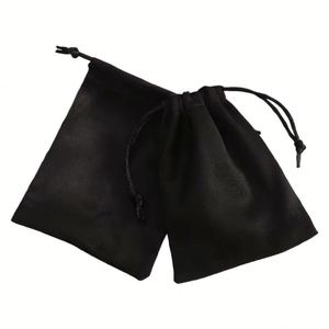 Sac à Bijoux en Velours Personnalisable avec Logo, Cordon de Serrage, Recyclable, pour Rangement d'Écouteurs, Emballage Anti-Poussière, Design Culturel Ludique - Product Image 2