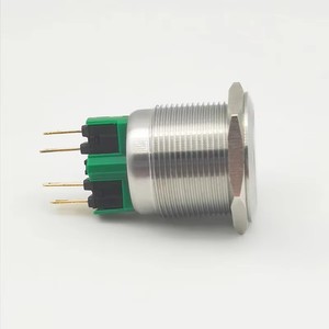 ELEWIND 25mm Paslanmaz Çelik Mandalımlı 1NO1NC Basmalı Buton Anahtarı PM251F-11Z-S IP65/IP67 Dereceli CE Onaylı - Product Image 1