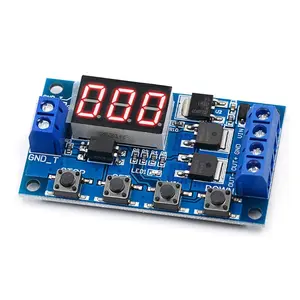 XY-J04 Dual MOS Tube Control Board 400W DC 12V Trigger Cycle Timer Delay Switch Circuit Board