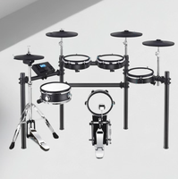 Kit de batterie électronique Factory-Direct Tambour électronique jazz à peau de maille pour enfants débutants Pratique à domicile et adultes