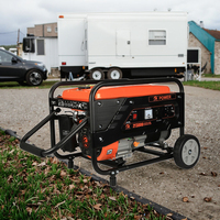 Générateur portable mini 3KW Zhizhiyuan, moteur à essence 220V, réservoir de 15L, démarrage électrique manuel, fréquence 50Hz, 230V/240V