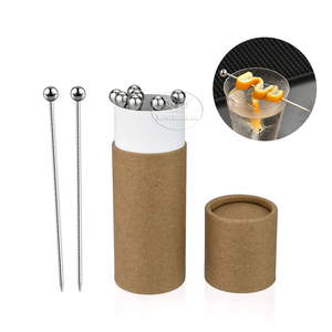 Stuzzicadenti Lunghi in Acciaio Inox Personalizzabili per Cocktail, Frutta, Olive e Antipasti - Product Image 5