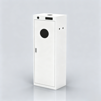 Gabinete de Seguridad para Productos Inflamables de 1 Puerta, Acero Laminado en Frío, con Ventana de Visualización y Cierre Centralizado para Laboratorio