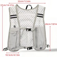 Sac de sport léger en nylon résistant à l'eau pour l'entraînement en salle de fitness, avec plusieurs poches et compartiment d'hydratation portable