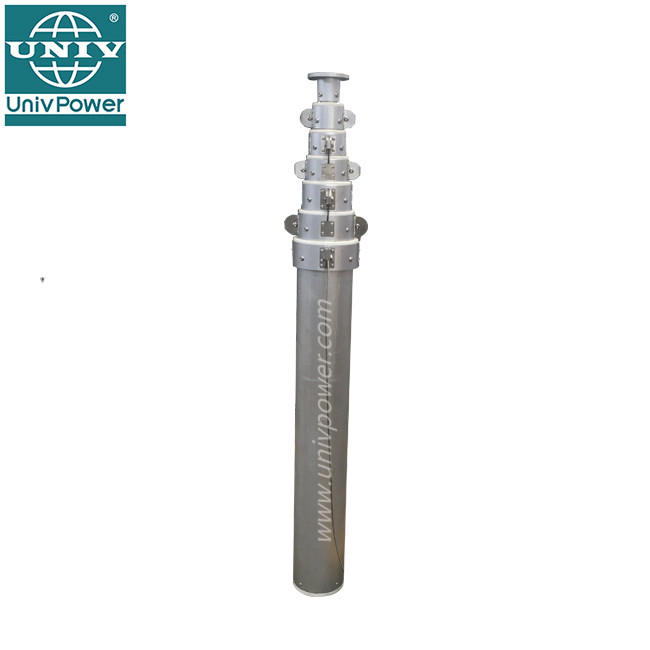 Ручная лебедка 4,5 м/6 м/7 м/9 м, телескопическая опора, телескопическая мачта