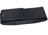 Plateau de clavier en acier à fixer sous le bureau, plateau de souris rotatif à 360° détachable – Support de clavier d'ordinateur coulissant moderne pour bureau
