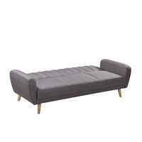 Sofá cama convertible de cuero individual de 3 plazas para sala de estar de alta calidad plegable