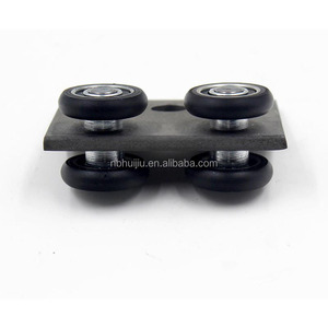 Ruedas de Rodamiento <span class=keywords><strong>para</strong></span> Puerta Corredera de Vidrio, Gancho Colgante de Plástico <span class=keywords><strong>para</strong></span> Puerta Corredera de Ducha, Rodillo Doble <span class=keywords><strong>para</strong></span> Puerta de Vidrio - Product Image 4