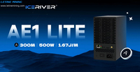 IceRiver AE1 Lite 270M/300M ALEO Miner 300W ZkSNARK Algorithm Metal ASIC Box avec garantie de 180 jours