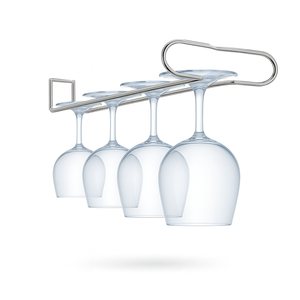 Chrome Plated <b>Kitchen</b> Cup Holder <b>Hook</b> Type Installation Non-Folding Classic Single Tier Water-Resistant Lightweight Durable - Product Image 1