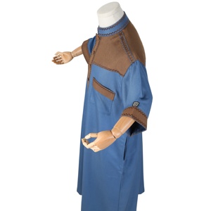 Premier AlAseel Abito Islamico per Ragazzi Kaftan Jubah Abaya Jalabya Etnico Arabo Thobe <span class=keywords><strong>Jalaba</strong></span> Maxi Abbigliamento Musulmano per Bambini - Product Image 6