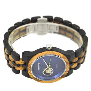 Montre mécanique en bois de nouveau type, boîtier fin en bois, montres automatiques pour hommes - Product Image 4