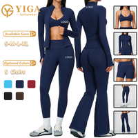 Shorts de yoga sans couture en gros, Leggings ultra doux, Soutien-gorge de sport, Leggings, Pantalons larges pour filles, Veste personnalisée, Vêtements de sport d'hiver