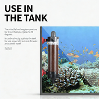 Incubateur professionnel écologique en acrylique 4L pour œufs d'artémias et aquariums de poissons tropicaux de récifs coralliens
