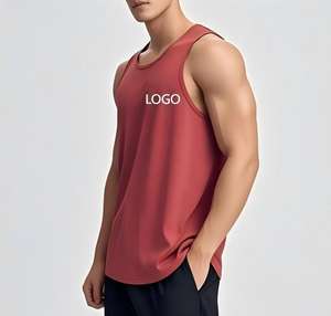 Camisetas de Tirantes Personalizadas 100% Algodón para Hombre, Camisetas de Tirantes Gruesas para Correr, Trabajar, Hacer Ejercicio, Gimnasio, Culturismo - Product Image 4