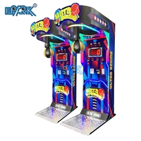 Machine de boxe électronique à monnayeur pour parc d'attractions, type marteau, machine de boxe d'arcade, machine de frappe de boxe