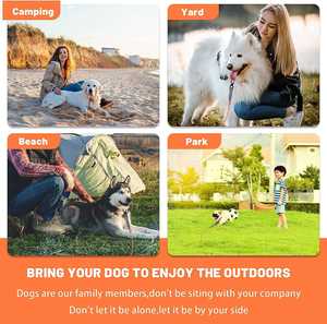 नई आगमन डॉग टाई आउट केबल, रात के समय प्रतिबिंबित करने वाली धारियों के साथ, 150 पाउंड तक के कुत्ते के प्रशिक्षण के लिए लीड डॉग चेन - Product Image 5