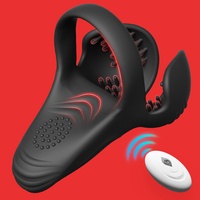 Anneau vibrant pour pénis, jouet sexuel pour homme, pour couple, vibro, retardateur d'éjaculation, chasteté, massage des testicules masculins.