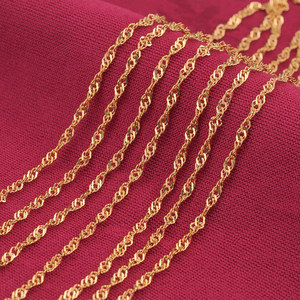 Wholesale 1.5-2.5MM Stainless Steel Water Wave <b>Necklace</b> <b>Chain</b> for DIY Handmade Anklets & Jewelry Accessories - Product Image 3