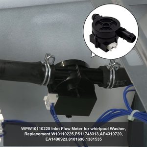 Medidor de Flujo de Entrada WPW10110225 para Lavadora Whirlpool 8181696 o W10110225 - Product Image 2