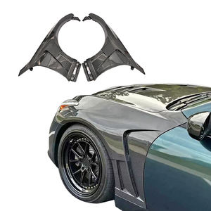カスタマイズされた3Kツイルハニカムセダンクーペサイドカーボンファイバーフェンダー（インフィニティG37 2ドア4ドア2010年式アップグレード用） - Product Image 1