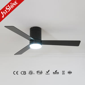 1stshine <span class=keywords><strong>Ventilateur</strong></span> de plafond Éclairage décoratif à led Lames en bois MDF 52 pouces <span class=keywords><strong>Ventilateur</strong></span> de plafond - Product Image 2
