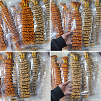 Lot de 100g de Cheveux Humains à Tresser Ondulés Profonds – Mèches en Vrac pour Tresses Bohèmes