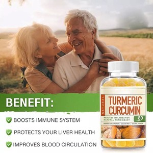 OEM เทอร์เมอริกกัม 80 เม็ด <span class=keywords><strong>อาหาร</strong></span><span class=keywords><strong>เสริม</strong></span>ต้านอนุมูลอิสระและต้านการอักเสบจากธรรมชาติ พร้อมสารสกัดจากพริกไทยดำ ช่วยบำรุงสุขภาพข้อต่อ - Product Image 2