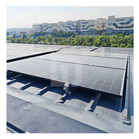 Système de montage flexible pour panneaux solaires au sol avec réglage de l'altitude, suivi double axe, en aluminium et acier inoxydable, garantie 25 ans