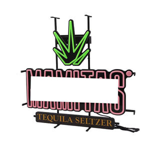 Letreros de neón con luz animada LED acrílica personalizada, marca para cerveza, alcohol, barra de marca personalizada, letrero de neón con logotipo MAMITAS - Product Image 1
