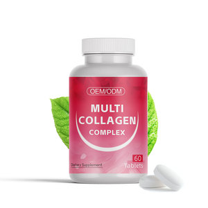 Hochwertige Nahrungs ergänzungs mittel Kollagen Tabletten Vitamin C Tabletten für Haar Haut Nägel Multi Kollagen - Product Image 4