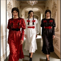Costume de Mariée Fantôme Annabelle pour Femme, inspiré du film d'horreur, pour Halloween
