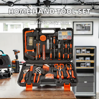 Ensemble d'outils manuels OEM 102 pièces pour la maison, le travail du bois, la réparation automobile et le jardinage, coffret cadeau, garantie 1 an
