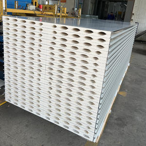 Paneles sándwich de acero ignífugos de nivel A con ingeniería limpia Oxisulfuro de magnesio Propiedades de aislamiento térmico a prueba de moho - Product Image 4
