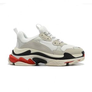 Zapatillas Casuales Triple S para Hombre y Mujer, Zapatillas Deportivas con Plataforma en Negro, Blanco, Beige, Gris Oscuro, Naranja y Verde, Zapatillas Deportivas de Diseño para Hombre - Product Image 1