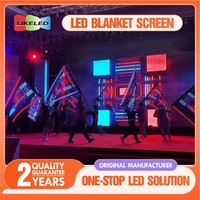 P15/P20/P30 Drone Show Flying LED Mesh Display Screen Pliable LED Magic Carpet Screen Drone Show Hologramme Flying Display