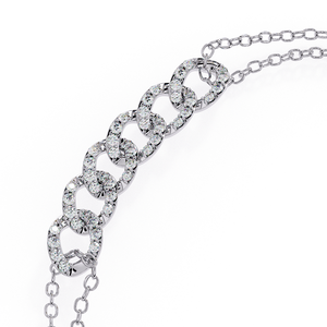 Elegantes Pulseras Plateadas para Mujer, Estilo Minimalista, Superficie Brillante, Joyería para Uso Diario, Regalo de Boda - Product Image 1