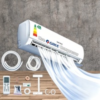 Climatiseur mural split à onduleur 50Hz 220V 9000-24000 BTU avec commande vocale et Wi-Fi, compresseur Gree, pour chambre à coucher