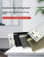 ALK Plinthe LED Moderne Style Industriel pour Hôpitaux, Hôtels, Appartements - Résistante à l'Eau, Écologique, en Alliage d'Aluminium