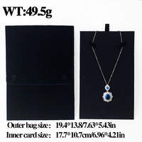 Sacs de rangement en microfibre de luxe HongFa personnalisés avec logo, légers, pour bijoux, colliers et pendentifs, avec bouton-pression, vente en gros