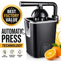 Groothandel elektrische citruspers met aangepaste logo, 2 afneembare kegels, ABS, makkelijk schoon te maken, lage minimale bestelhoeveelheid, rechtstreeks van de fabriek