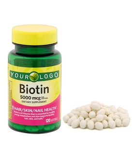 Özel bitkisel takviyesi saç tırnak cilt bakımı biotin softgel kapsül - Product Image 1