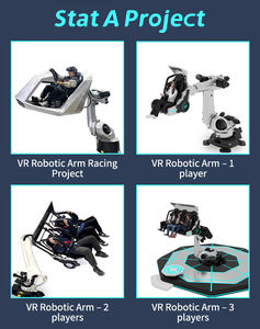 HEROVR 6軸VRロボットアームプロジェクト - ショッピングモールの屋内/屋外での使用のための未来的なアーケード映画体験（金属製） - Product Image 3