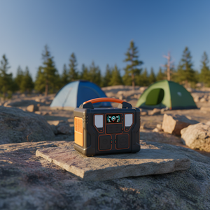 Batterie de secours mobile MIQ, générateur solaire portable pour le camping, la maison et l'extérieur, station d'alimentation au lithium 500w avec éclairage - Product Image 4