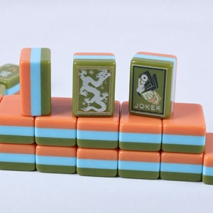 Nuevas fichas de mahjong acrílicas con diseño de pastel de frijol mungo, fichas de mahjong para entretenimiento de adultos, suministradas directamente por el fabricante. - Product Image 5