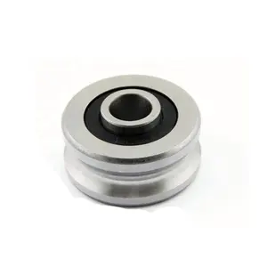 SG10 4x13x6mm U Groove Steel Ball Pulley Guide Track Roller Bearing For Computer Embroidery Laser Machine