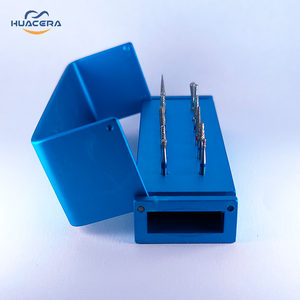 Huacera 4104A Kit di frese diamantate laboratorio dentale in carburo di alta qualità punte Router per fresatrice intarsio preparazione Onlay per - Product Image 2