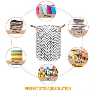Gran oferta, cesta de lavandería plegable de lona de algodón grande, tapa con cordón, barril de recepción plegable para cesto de ropa, gran oferta - Product Image 6